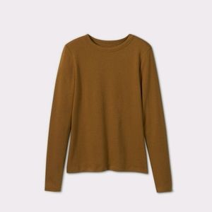 Olive green long sleeve tee XXL